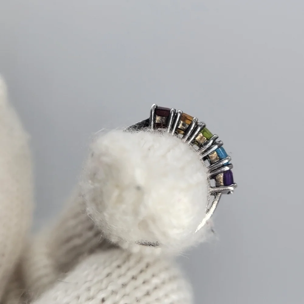Sterling Silver 925 Thailand CNA Ring Size 7 